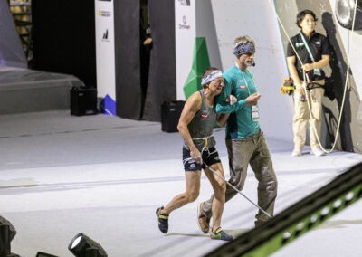 Linda mit Elch - IFSC Climbing World Championships 2025 Seoul / South Korea © H. Wilhelm / IFSC